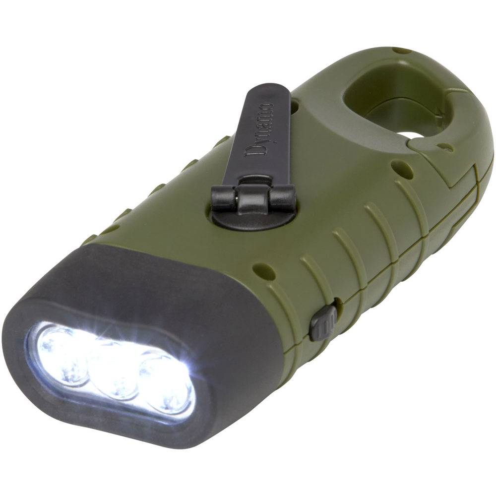 Solar-Dynamo-Taschenlampe aus recyceltem Kunststoff LUMIX