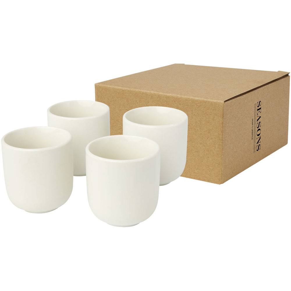 Keramik-Espressotassen 4er-Set NORDIC