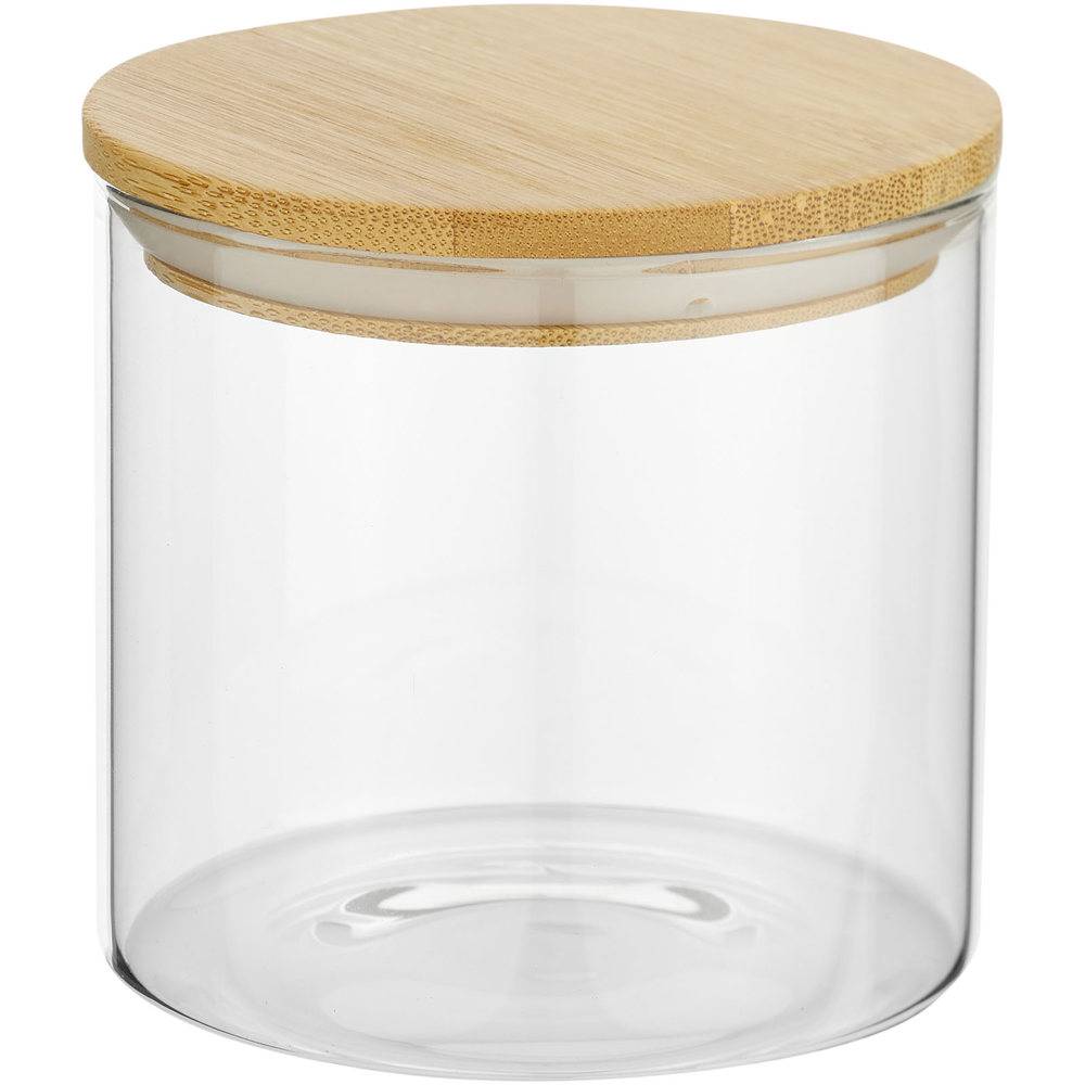 Glasbehälter mit Bambusdeckel VERDURA