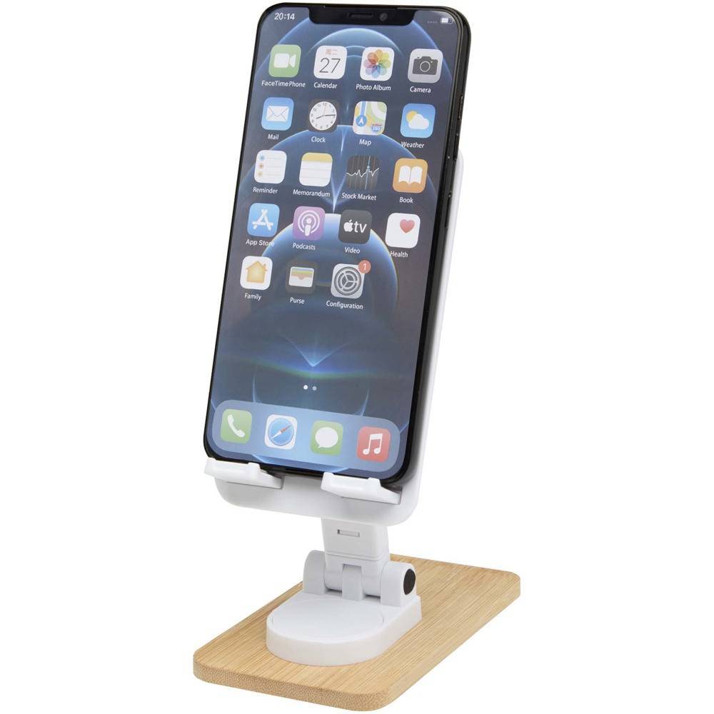 Smartphonehalterung aus Recycling-Kunststoff BAMBOO-DOCK