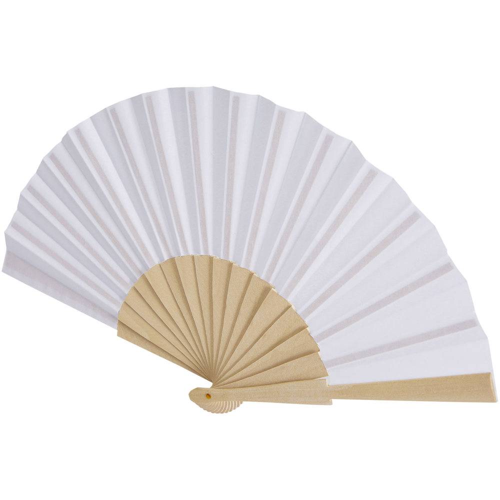 Handfächer aus Holz und Polyester BRISA