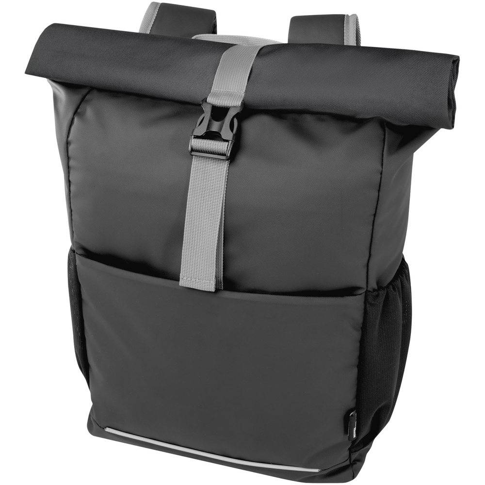 Rolltop-Fahrradtasche aus GRS-Recyclingmaterial VELODRY