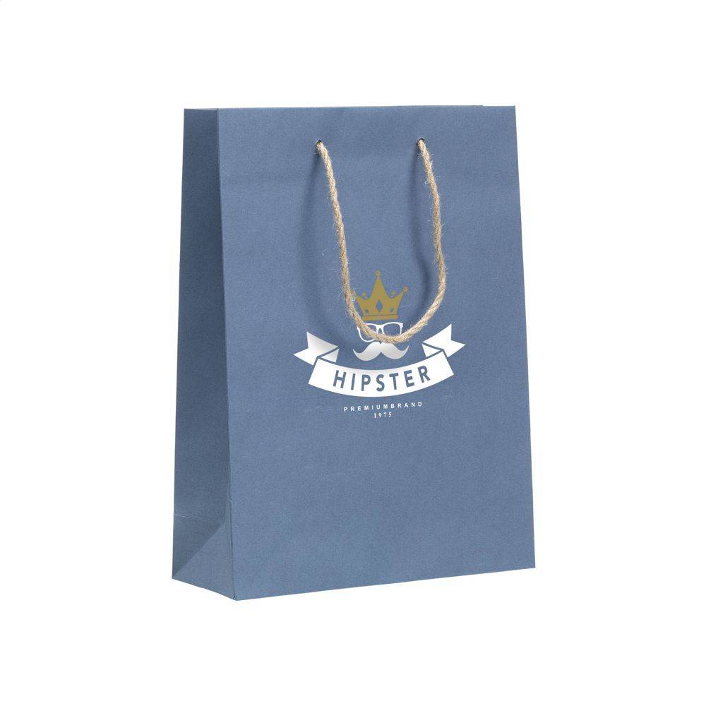 Recycling-Geschenktasche Grösse M DENIM
