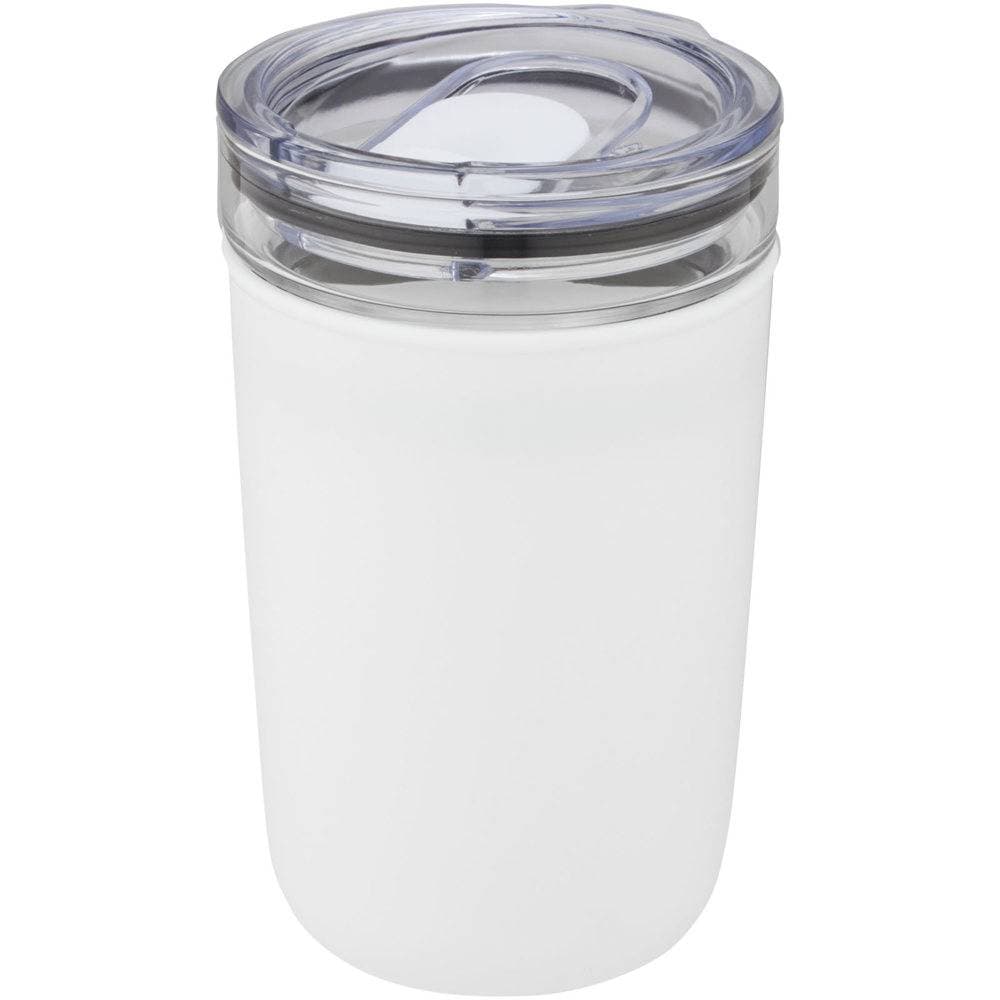 Glasbecher mit Recyclingkunststoff-Hülle VITREX
