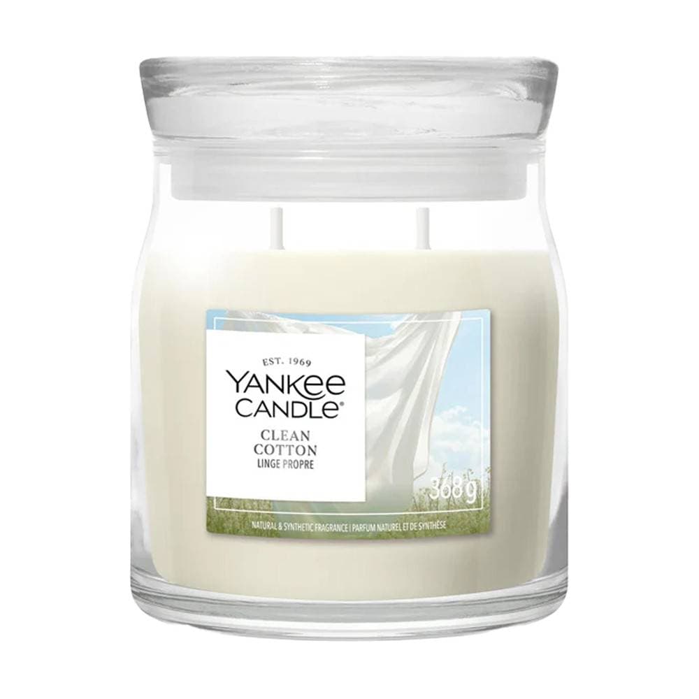 Yankee Candle® Duftkerze Clean Cotton BRISENTO