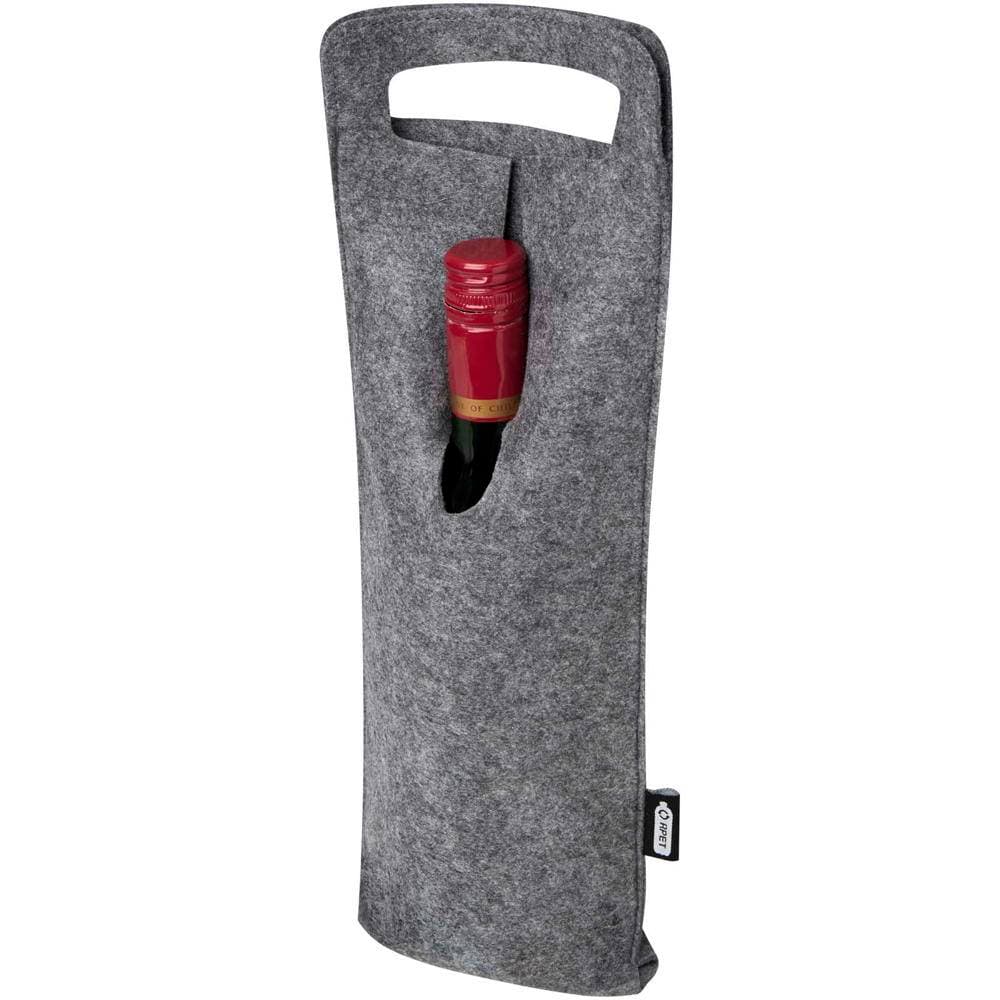 Weinbeutel aus recyceltem Filz VINARO