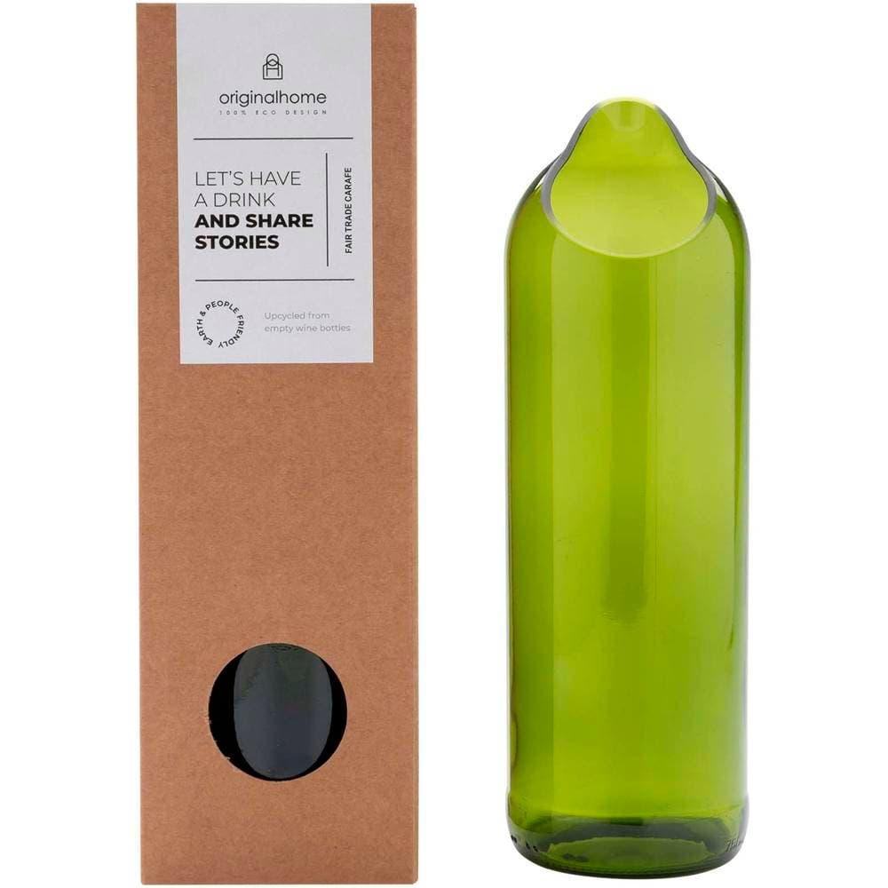 Wasserkaraffe aus recyceltem Glas ZANSIBAR