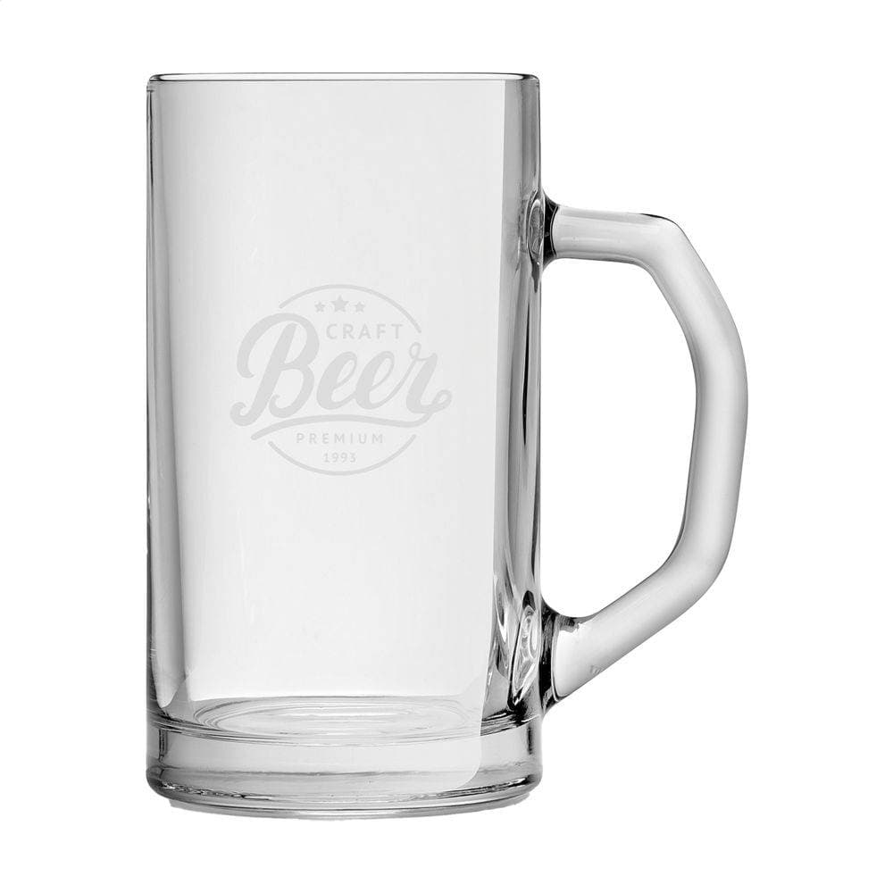 Bierkrug Klarglas 490ml GERVASI