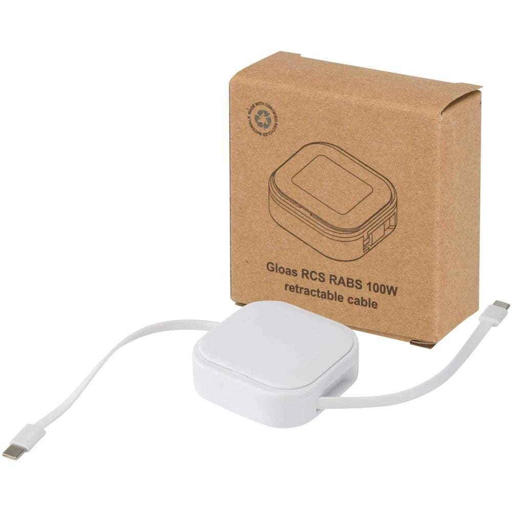 5-in-1 Aufrollbares Ladekabel aus Recyclingmaterial NEXLOOP