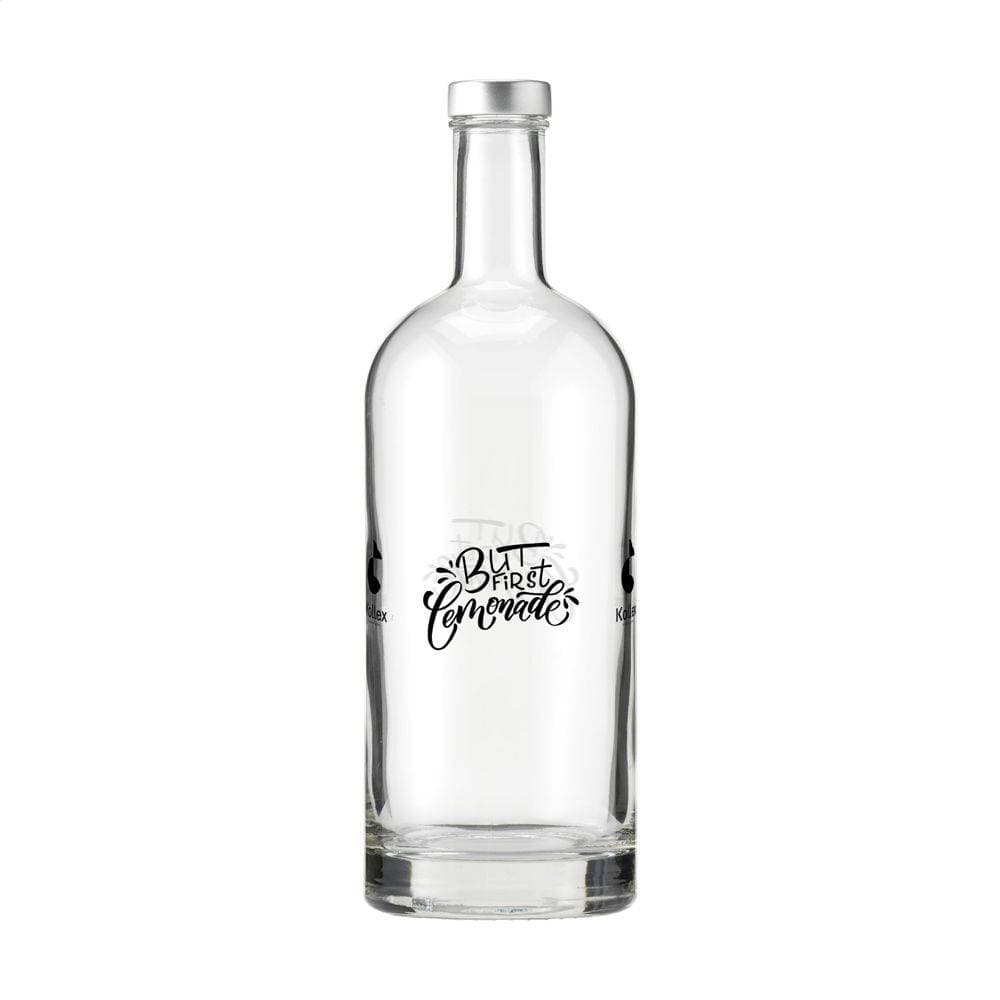 Glas-Wasserflasche mit Schraubverschluss 1 L CLARION