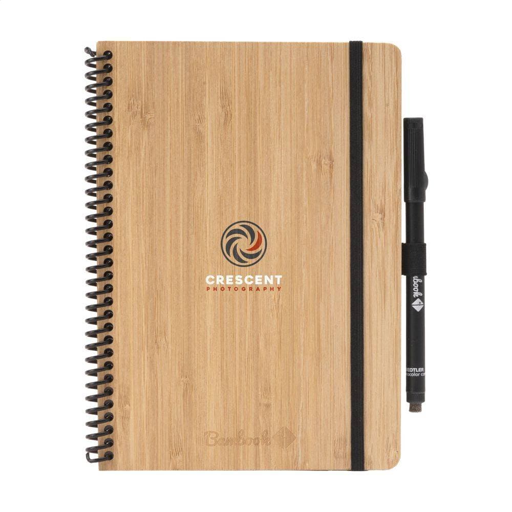 Bambus Hardcover Notizbuch A5 LEAFLOOP