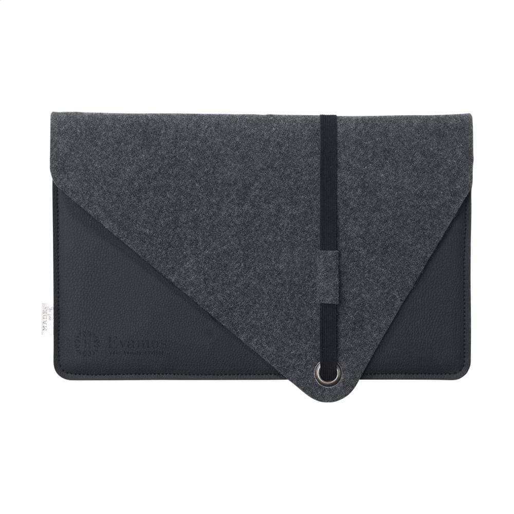 Laptop-Sleeve aus Apfel-Kunstleder und recyceltem Filz FOLVANO